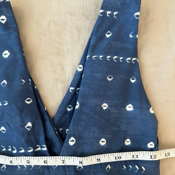 Carve Designs Womens Athletic V-Neck Swim Dress Blue Summer UPF Sun Protect Sz S - Picture 9 of 11